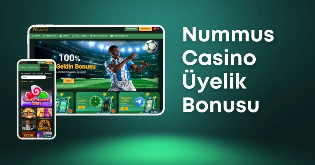 Nummus Casino üyelik bonusu